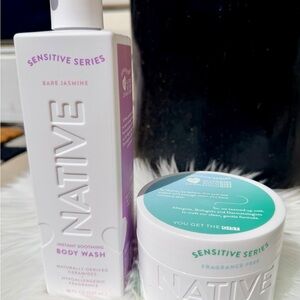 Native Sensitive Series Body Cream - White and Teal